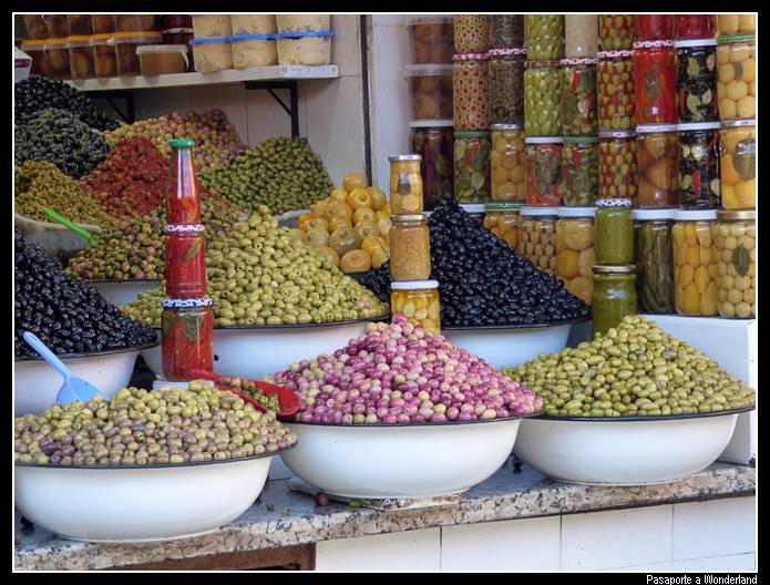 Aceitunas zoco Marrakech